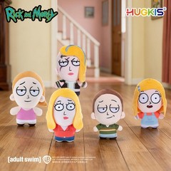 HUGKIS Rick and Morty Plush Keychain Jerry Stuffed Doll Backpack Bag Charm