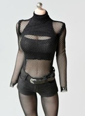 1/6 Female sexy Fishnet Top for 12″ figure phicen hot toys poptoys kumik ❶USA❶