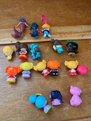 Lot of Mini Vinyl Plastic La La Loopsy & Friends Princess Mermaid Play Figures –