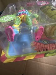 Super7 Toxic Crusaders Toxie Action Figure Glow in Dark w/ Flag Barrel