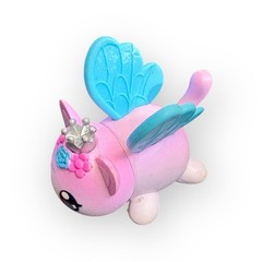 Bonkers Toy Co Blujay Studios Pink Cat Unicorn Fairy Winged Figure Collectible