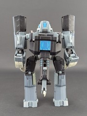Transformers Animated Shockwave complete Hasbro 2009 Voyager Grey Longarm