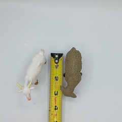 Goat Lamb Sheep Plastic Action Figure Lot of 2 Diorama