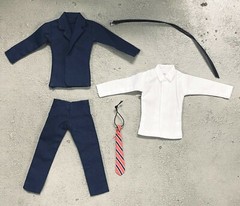 SU-78S-SET: 1/12 Navy Slim Suit for Mezco or Nota Slim body (No Figure)