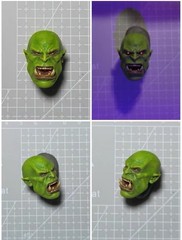 Painting Memory Toys Fit and Stars Studio Fit Orc Hand NO Figure