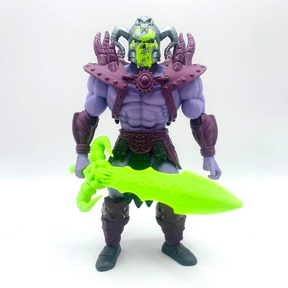 Origins Skel-Knight Figure Complete Masters of the Universe MOTU Battle Eternia