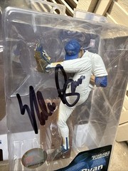 McFarlane Cooperstown Collection Series 1 Nolan Ryan Texas Rangers. SIGNED