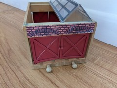 1999 Wooden Thomas Train “The Works” Double Engine Repair Shed (Britt Allcroft)