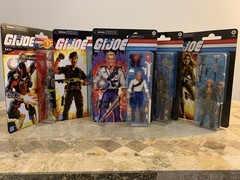 G.I. Joe Classified Series Retro Cardback Lot Of 5 USA Duke Flint Cover Girl BAT