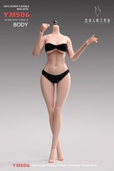YM 1/6 Sexy Bust Super Flexible Seamless Body W/Details 12″ Female Figure Doll
