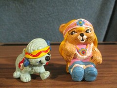 Vintage 1985 Hanna Barbera Paw Paws Lot Of 4 Bear Figures Applause