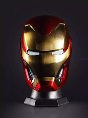 Autoking Iron Man Mk50 Friday Helmet 1/1 wearable Helmet Cosplay LED Gift