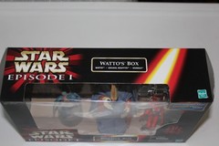 1999 Hasbro Star Wars Episode 1 Wattos Box Graxol Kelvyyn Shakka