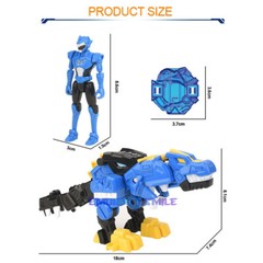 Miniforce Super Dino Power Trans Head Transformation Robot Collection Figure Toy