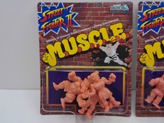 SUPER7 M.U.S.C.L.E. MUSCLES STREET FIGHTER II SET OF 4 PACKS NERD BLOCK VERSION