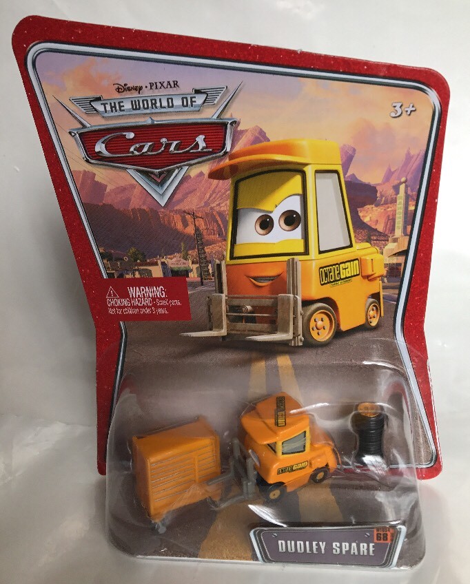 Disney Pixar The World Of Cars “Dudley Spare” Collectible Toy “NEW”