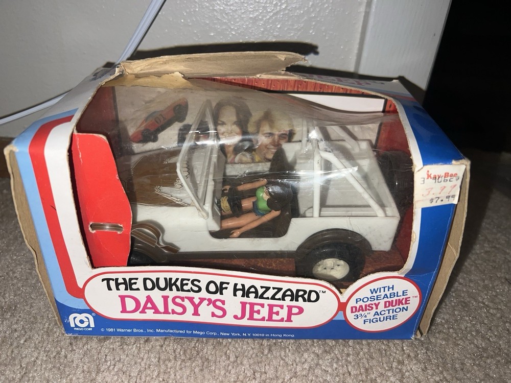 Mego The Dukes of Hazzard Daisy’s Jeep & Action Figure with Original Box