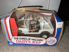 Mego The Dukes of Hazzard Daisy’s Jeep & Action Figure with Original Box