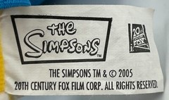 2005 20th Century Fox The Simpsons Bart Simpson Plush Figure ~16″