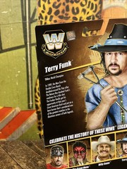 WWE ELITE LEGENDS TERRY FUNK FIGURE WWF NWA WCW NWO RETRO ULTIMATE HASBRO LJN
