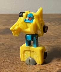 Vintage Toy Yellow Sports Car Transformer Hasbro Micromaster 80s/90s VTG