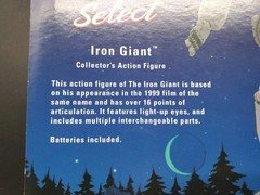 Diamond Select The Iron Giant Select Light Up Eyes Boxed Movie Action Figure