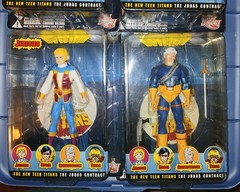DC DIRECT THE NEW TEEN TITANS JERICHO ROBIN DEATHSTROKE TERRA 6″ FIGURE SET