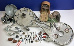 Large Lot of Vintage Star Wars Galoob Micro Machines Sets & Figurines 1994 1995