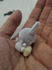 Sanrio Kuromi Fluffy Little Darling Moetch Bean Purple Flocked Miniature Figure