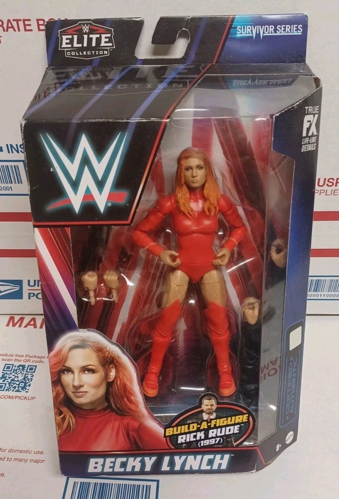 WWE Elite Survivor Series Becky Lynch Wrestling Rick Rude Build A Figure 1997 Bd