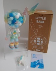 Little Sank SNOW by Sank Toys ❄🌨 Blue Pompom Shaker 24cm Vinyl/PVC LE199 NEW