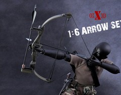 ❶❶1/6 Arrow Set First Blood / Rambo Knife for 12″ Figure hot toys narrow body❶❶