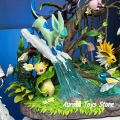 27cm Eeveelution Pokemon Figure Eevee Evolution PVC Model Statue