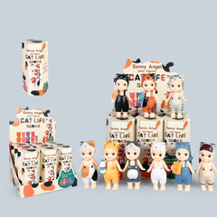 1PC-Random Sonny Angel Cats Life Action Figures Toy Ornament Doll Cat Blind Box
