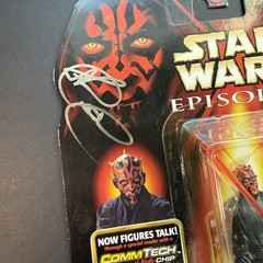 Darth Maul Action Figure SIGNED Ray Park Actor JSA Star Wars Episode 1 CommTech