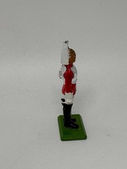 Britains LTD 1973 metal Royal guard red coat with white plume toy soldier