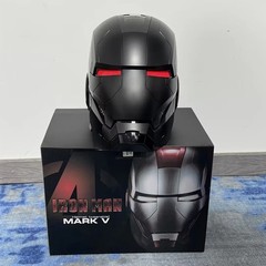 Autoking Iron Man Helmet MK5 1/1 Voice-controlled Mask Transform Cosplay Prop US
