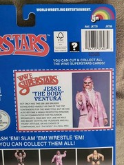 LJN WWE Jesse Body Ventura Black Card MOC Target Exclusive Mattel