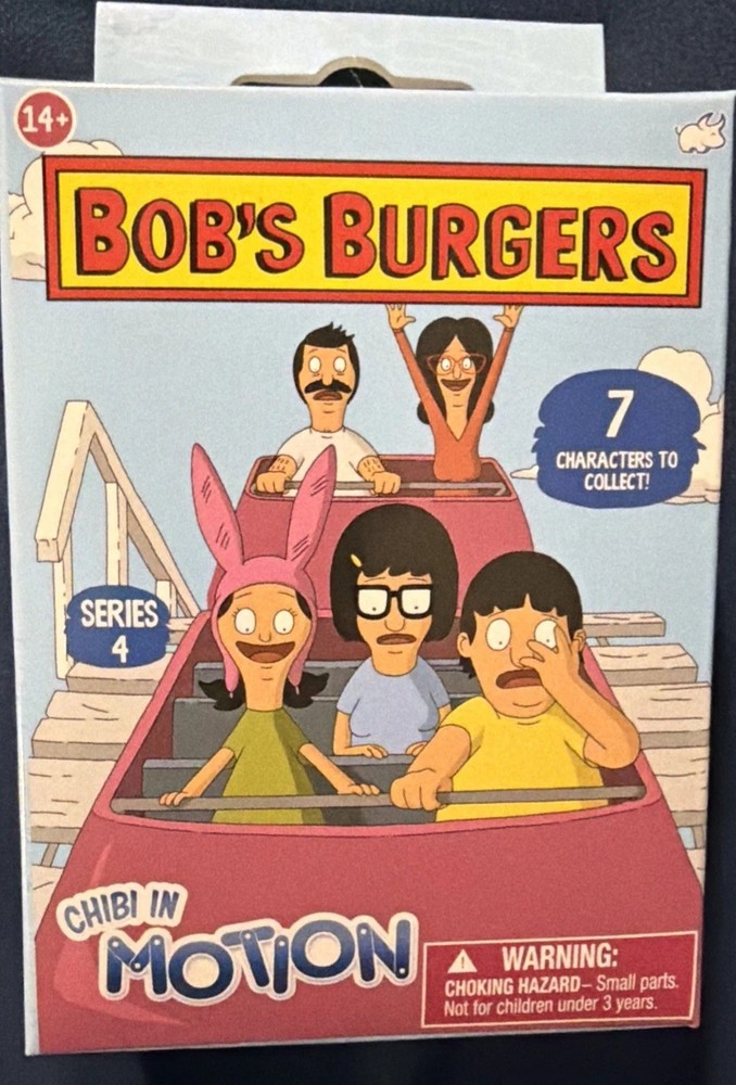 Bob’s Burgers Chibi In Motion Series 4 – 1 Sealed Blind Box