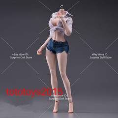 US YM501 1/6 Female Body Flexible Big Breast Slender Waist+Details 12”Figure