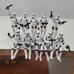 10pcs 3.75″ Star Wars Stormtroopers OTC Trilogy +11 Guns – Full Articulated