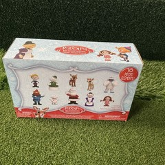 Just Play Rudolph 10-Piece Figure Set, 3.5in Figures – Multicolor