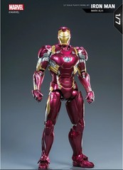 1/7 Marvel Avengers Iron Man Mark 46 LED Infinity War Action Figure Model Kit