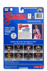 WWE Superstars LJN Jesse Ventura Exclusive Blue Card Retro WWF Style Series 2 🔥