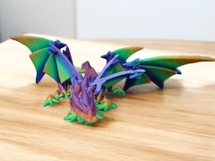 3d print, dragon, Armored Spike Dragon, for him, birthday gift, christmas