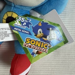 2026 Jakks Pacific Sonic The Hedgehog Classic Metal Sonic Plush Figure NWT