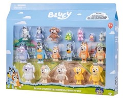 Bluey Ultimate Friends & Family Figure Pack Target Exclusive 18 Piece Set Rare
