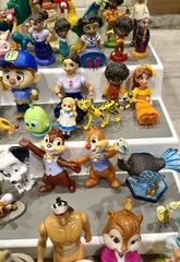 Huge Disney Figure Lot 50+ Moana, Encanto, Bambi, Repunzal, Alice Etc