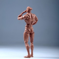 USA Romankey X COWL 1/12 Dark Male Head Body Flexible Jointed 6in Action Figure