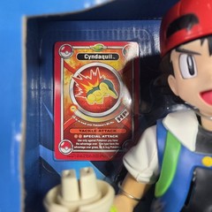 Pokemon Thinkcap Ash Ketchum Hasbro 12” Vintage Action Figure & Card TCG